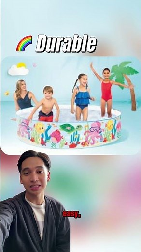 Intex SnapSet Non-Inflatable Kids Swimming Pool – Easy Setup, Durable & Fun Water Play Pool