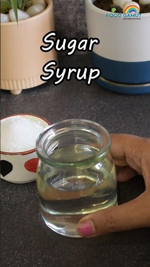 Perfect Sugar Syrup At Home | How to make Sugar Syrup #shorts