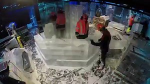 How to build an ICEBAR, step by step. #Donttrythisathome | Icebar Stockholm