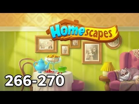 Homescapes | Level 266 - 270 | Game Walkthrough