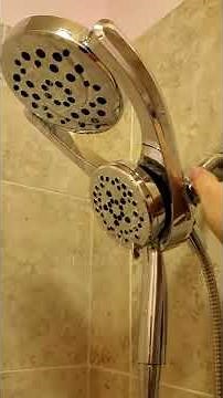 Delta HYDRORAIN 2-IN-1 4-SPRAY DUAL SHOWERHEAD AND HANDHELD SHOWERHEAD WITH MAGNATITE IN CHROME