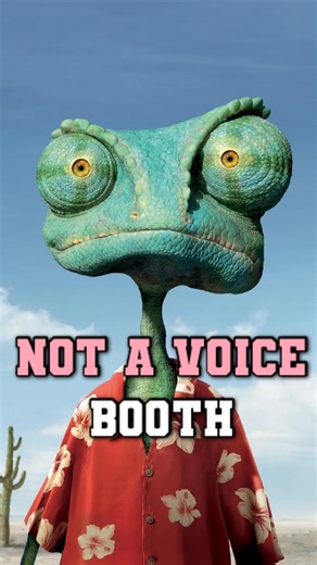 Rango was recorded like a live play