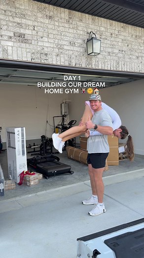 Let the BEST series begin !!! So happy to share this new journey with you guys. Comment you’re favorite gym equipment if you have a home gym too! #couplegoals #couplestiktok #homegym #newhouse #gymcommunity @RitFit