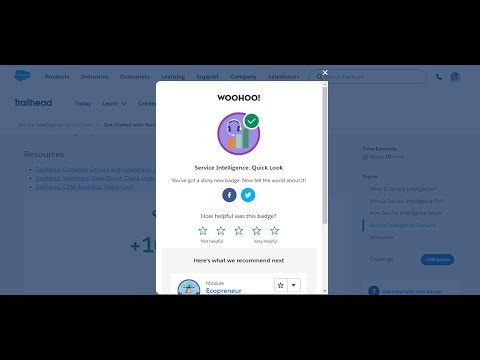 Service Intelligence: Quick Look | Get Started with Service Intelligence | Trailhead Salesforce
