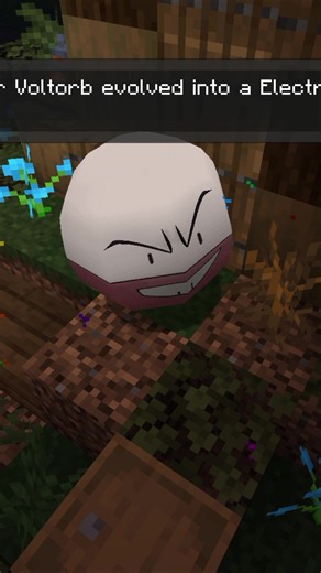 Voltorb Evolves into Electrode in Pixelmon Gameplay