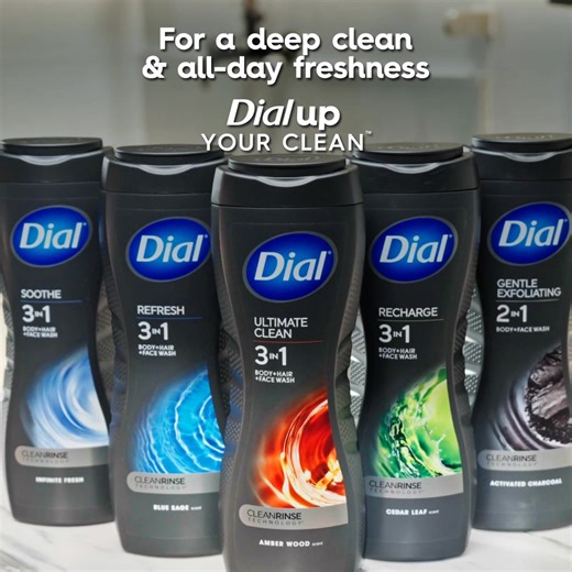 15K views · 1.5K reactions | Try Dial® Men’s body wash for a deep clean. Its fresh scent stays with you even after you rinse off. | Dial | Facebook