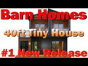 Barn Homes Double Story Flat Pack House with Bathroom and Kitchen, Foldable Tiny Home, 20ft & 40ft