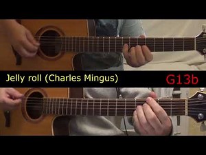Jelly roll (Charles Mingus) Jazz standard guitars duet with chords