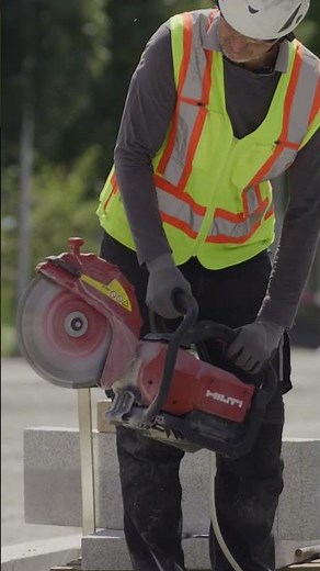 The Hilti DSH 600-22 battery cut-off saw