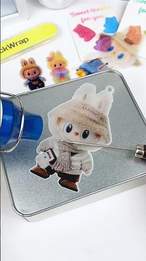 Make your own Labubu Keychains #teckwrapcraft #teckwrapvinyl
