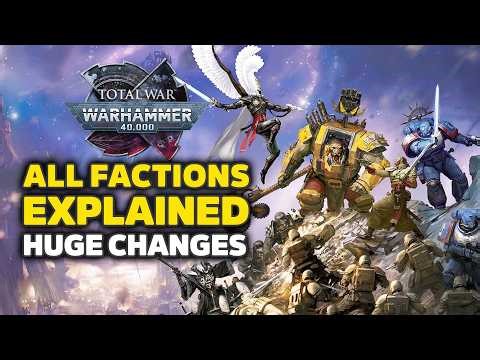 Total War Warhammer 40K Explained - All Faction & Why This Is a Huge Shift for the Series