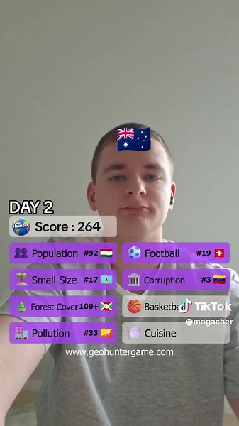 DAY 2 OF TRYING TO GET UNDER 50 POINTS | #earth #50 #countries #Filter #challenge