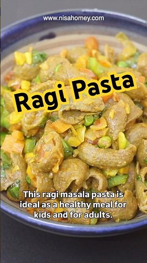 Ragi Pasta Recipe - Finger Millet Pasta - Healthy Pasta Recipes