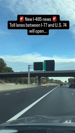 🚨 NEW: The new I-485 toll lanes in southern Mecklenburg will open Feb. 28 at 6am, NCDOT says. The lanes will have variable pricing depending on the time of day and day of the week. The same regular, non-tolled lanes will still be available. The new “express lanes” will run 18 miles from I-77 to U.S. 74. NCDOT recommends getting an NC Quick Pass to save 50% on tolls. | The Charlotte Ledger