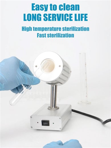 Instant Sterilization, No Flame! 🔥 The 35mm Infrared Loop Sterilizer is a must-have for any microbiology lab. With a 825℃±50℃ core temperature and a large 35mm diameter opening, it quickly and safely sterilizes inoculating loops, needles, and even wide instruments—without the risk of an open flame. Clean, efficient, and ready in minutes.STPO6EU #InfraredSterilizer #LabEquipment #Microbiology #InoculationLoop #Sterilization #LabSafety #NoFlame #ClinicalLab #ResearchTools #BacteriaCulture