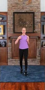 Scripture based Walking Full Body Cardio Strength Core Exercise | Shaped by Faith Christian Fitness