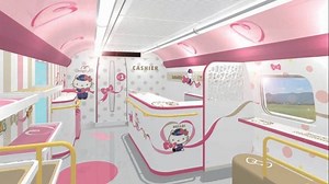 World’s cutest bullet train? Hello Kitty Shinkansen unveiled in Japan
