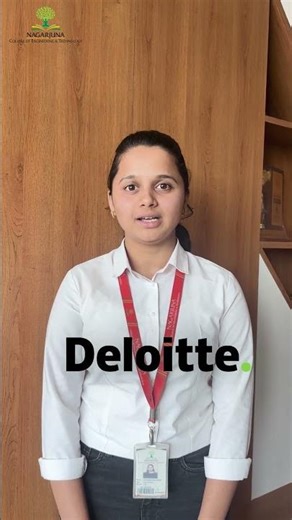 CSE Final Year Student Placed at Deloitte | NCET Placements