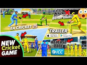 EA Cricket 25 by ICC Official - Trailer & Android iOS Release Date! 🤩 New Cricket Game| Gameplay!