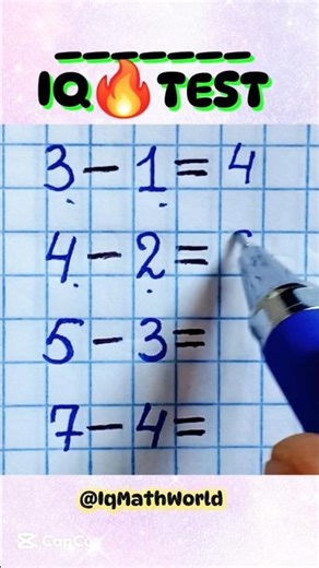 💪IQ🧠TEST MATH🔥 #math #logic #puzzle #mathstricks #iqtest #education