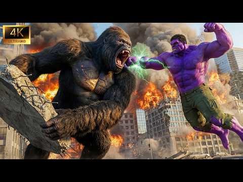 KING KONG vs PURPLE HULK | The Ultimate Battle of Super Strength - The Punch That Shook The Earth