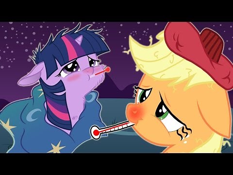 Applejack and Twilight Sparkle Flu Treatment - My Little Pony Sick at Doctors - Game Episode