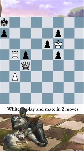 White to Play Mate In Two 👀 #chess