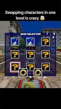 Crazy skin selector mod in Sonic Adventure 2 #sonic #sonicthehedgehog #sonicadventure2 #mods