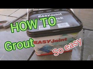 grouting patio with azpects easy joint
