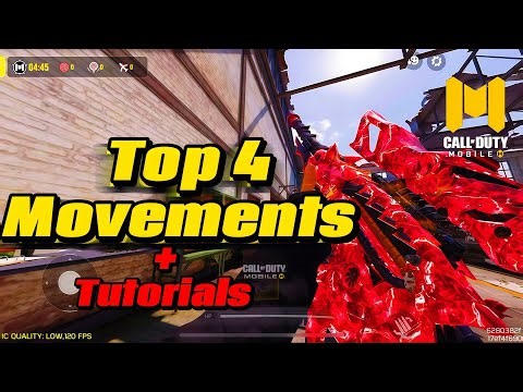TOP 4 BEST MOVEMENTS AND THEIR TUTORIALS IN CODM🤯🔥🔥