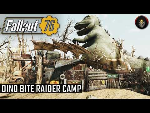 FALLOUT 76 | Dino Bite Rader Camp.