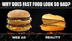 Fast Food: Ads and reality