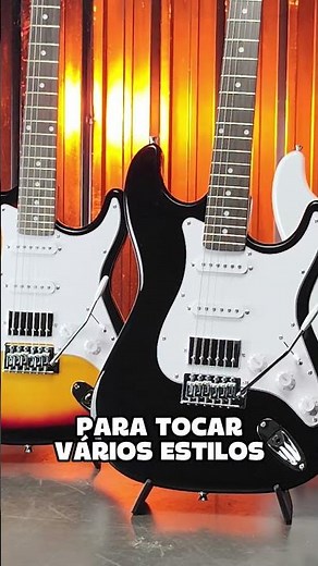 Guitarra Stratocaster STR 240HSS Black Sonoros