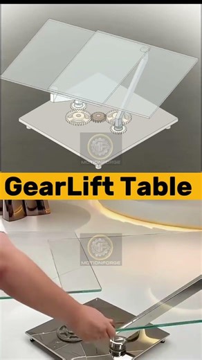 Gear Lift Table Mechanical Design#Engineering #Mechanical #HowItWorks #TechEducation #mechanics