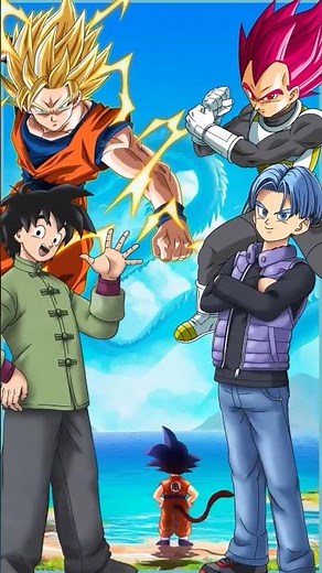 Goku and Goten vs Vegeta and Trunks