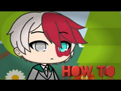 How to make Todoroki in Gacha Life