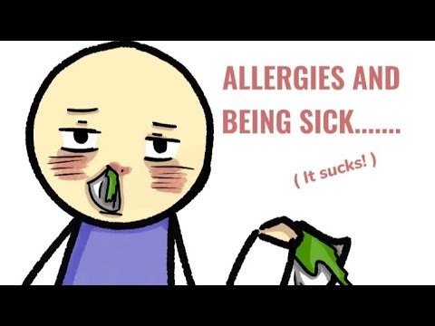 Allergies and being sick... Animation storytime