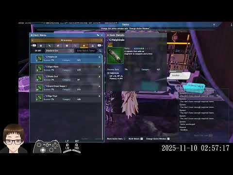 2025/11/10 PSO2 NGS - Day1524