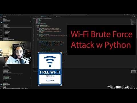 How to make a Wi-Fi Brute Force Attack using Python (Dictionary Attack)