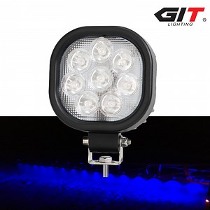 [Hot Item] Low Energy 24W 4inch Square CREE Blue Spot LED Blue Sprayer Work Light for Offroad Agriculture Sprayer