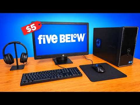 I Built a Gaming Setup Using Only 5 Below!