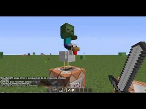 Minecraft Tutorials:6 How to summon Chicken Jockey