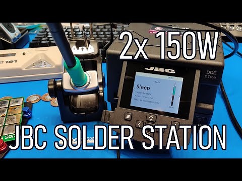 SDG #216 JBC DDE-2C Modular 2 Tools Soldering Station for T245, T210 and other handpieces