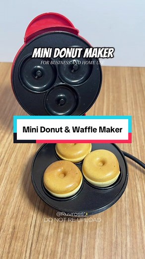 Mini Donut Waffle Maker for Delicious Breakfast Treats