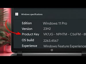 How to Find the Product Key for Windows 11 2024 | Find Windows 11 Product Key 2024