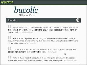 Membean Example Sentences Memlet