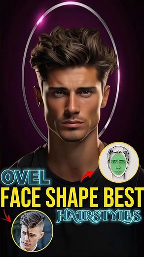 Oval Face shape Hairstyles for men