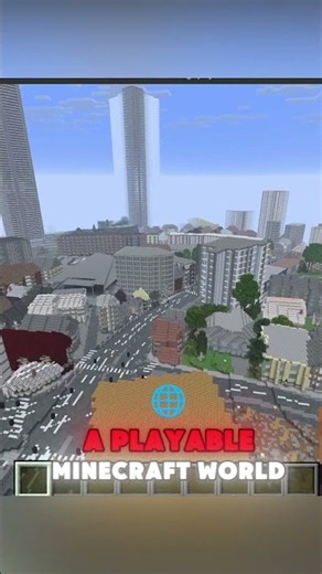 Convert Google Map into Minecraft World with Photo2Skin #minecraftbuilds