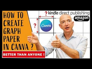 How to Make Graph Paper Notebook in CANVA Tutorial for Amazon KDP Beginners