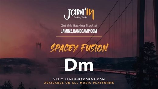 Spacey Fusion Guitar Backing Track in D Minor